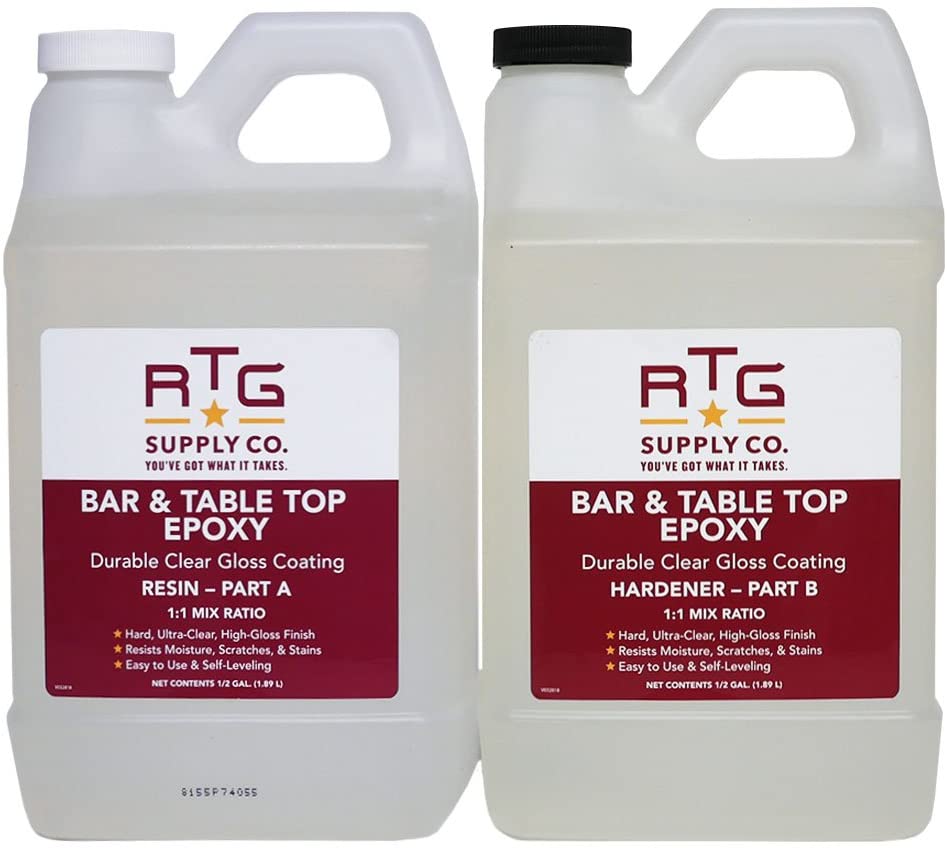 Roll over image to zoom in
RTG Bar & Table Top Epoxy (Gallon Kit)